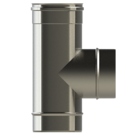 100mm/4" Single Wall  90° Tee