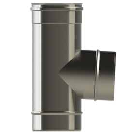 100mm/4" Single Wall  87° Tee