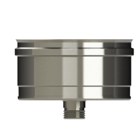 100mm/4" Single Wall  Tee Cap with Drain