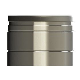 100mm 4" Twin Wall 150mm Length Flue Pipe
