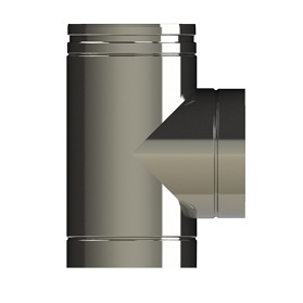 100mm/4" Twin Wall 90° Tee