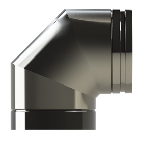 100mm/4" Twin Wall  90° Elbow