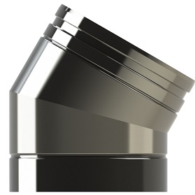 100mm/4" Twin Wall  30° Elbow