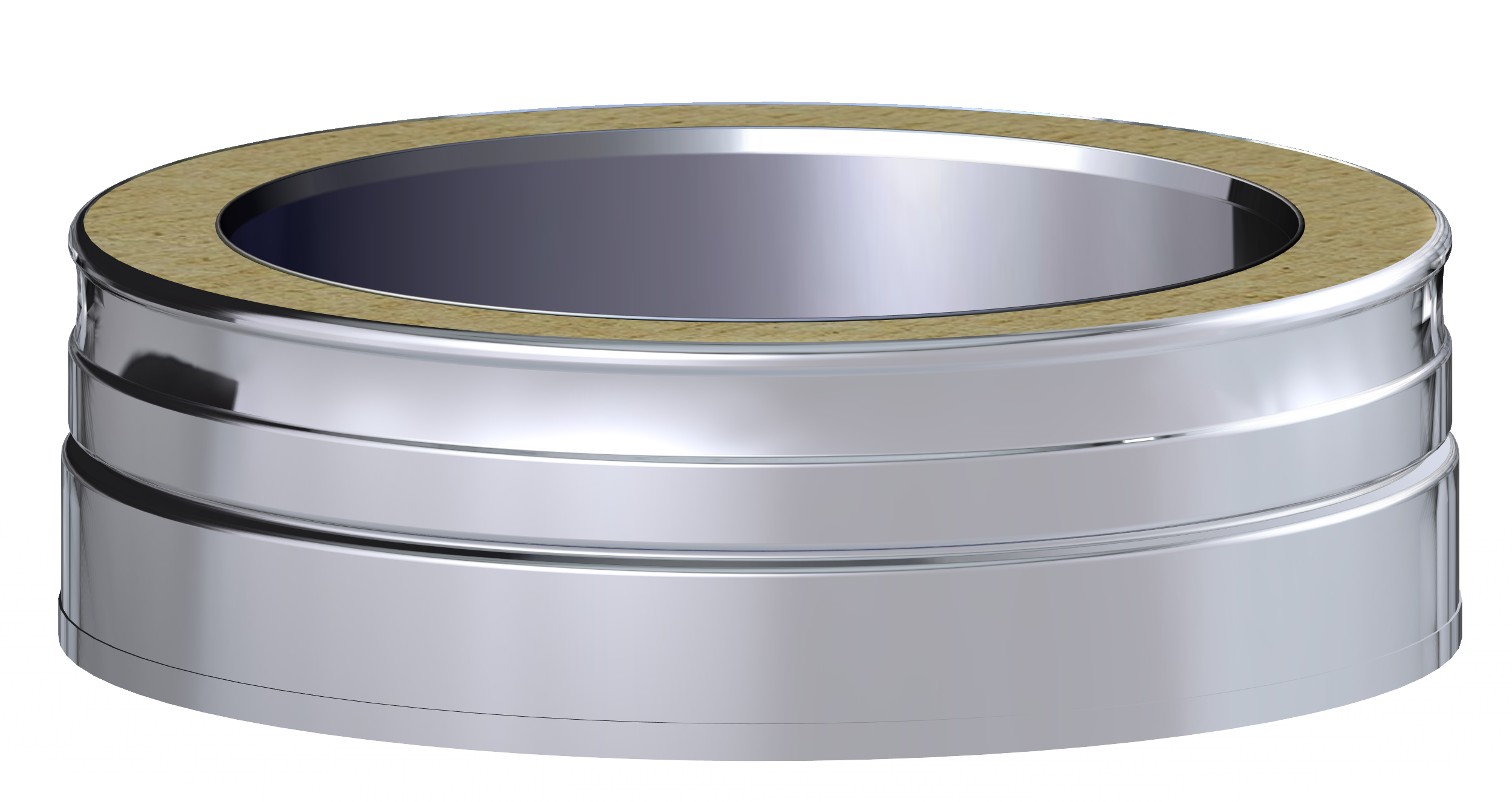 4" Twin Wall Tee Cap