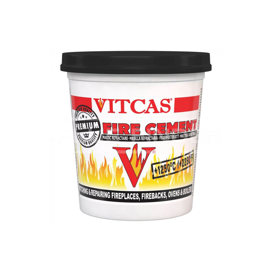 Fire Cement Tub - 1kg Black