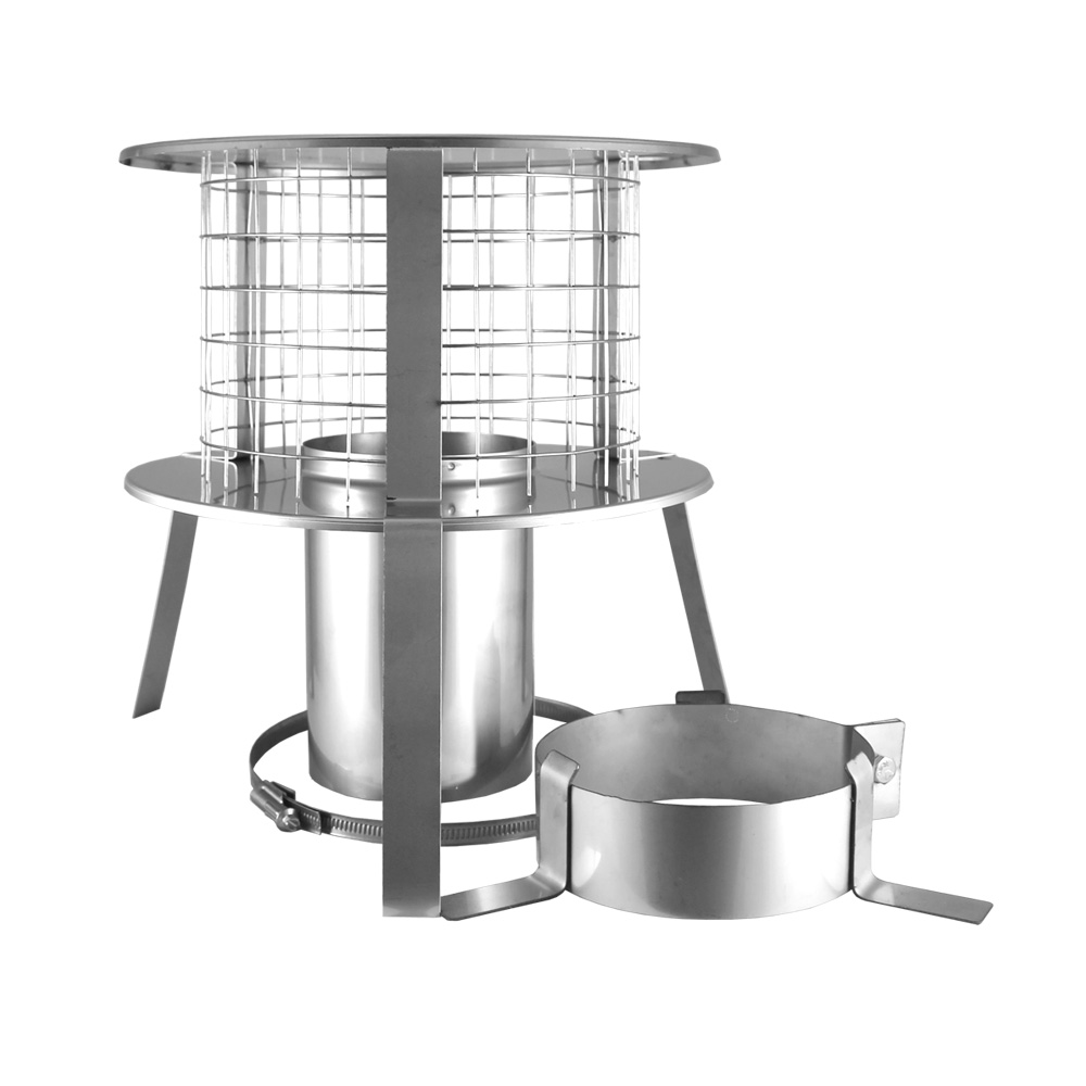 6" Stainless Steel Star Clamp Suspending Cowl