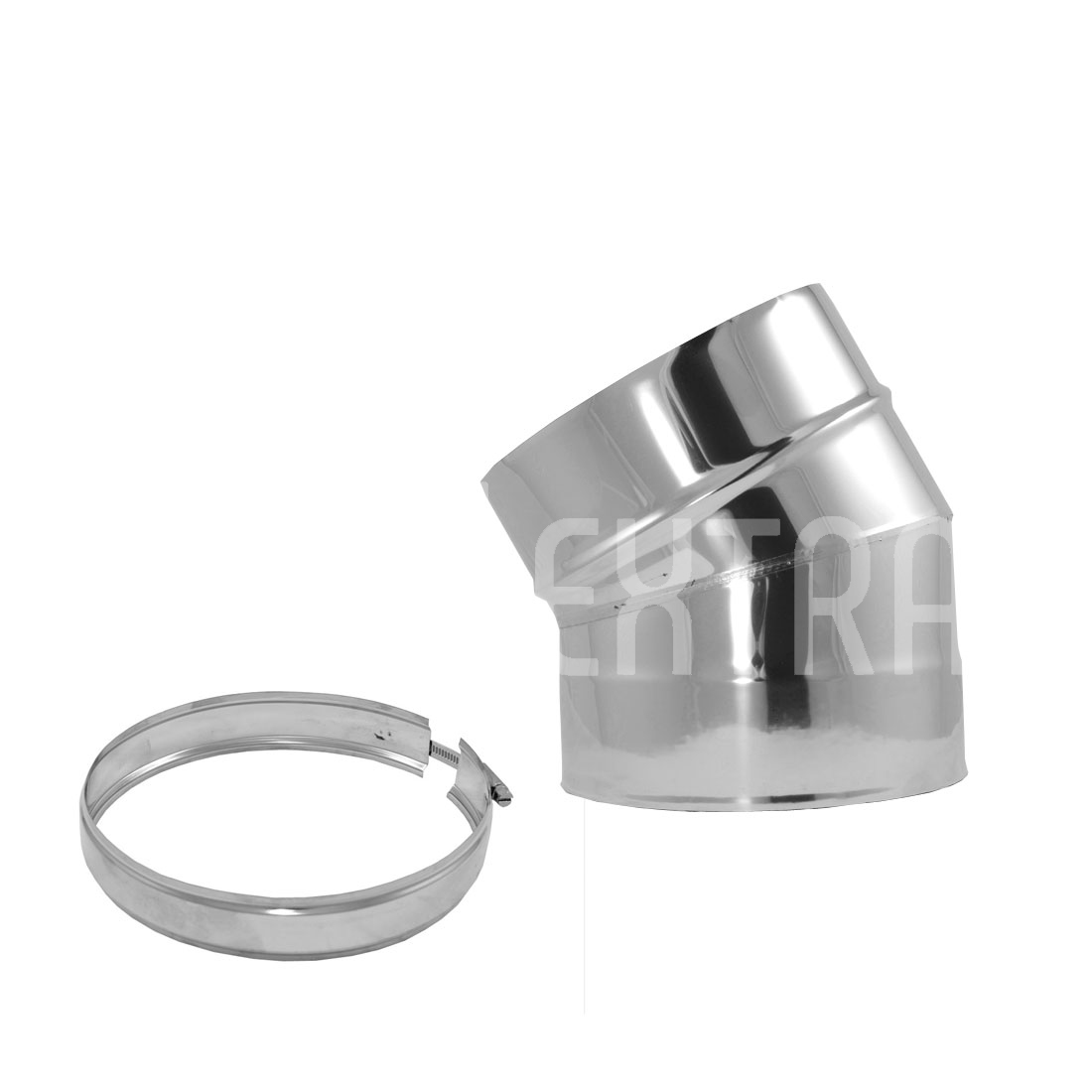 5" 30° Bend Stove Pipe