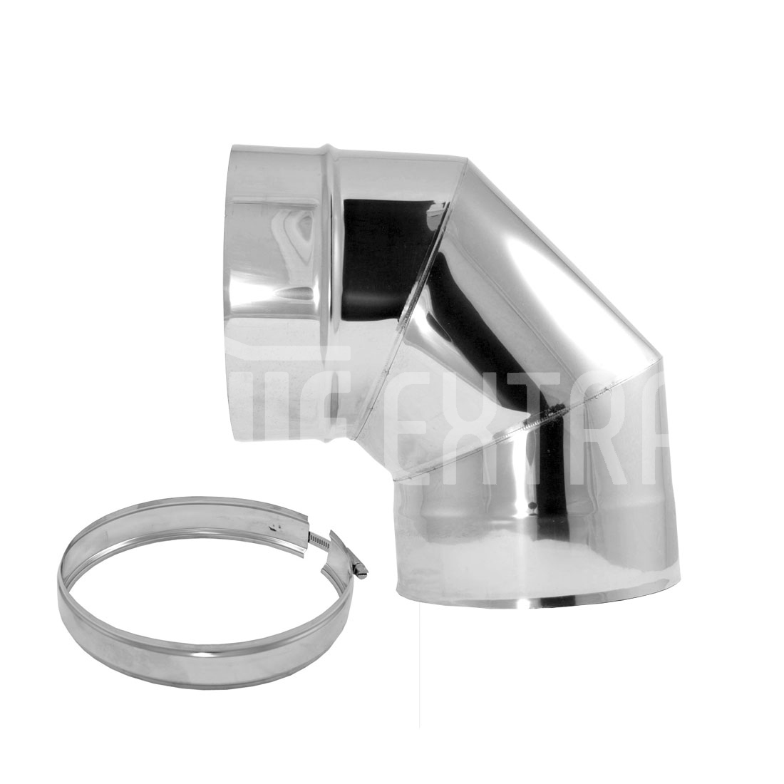 5" 90° Bend Stove Pipe