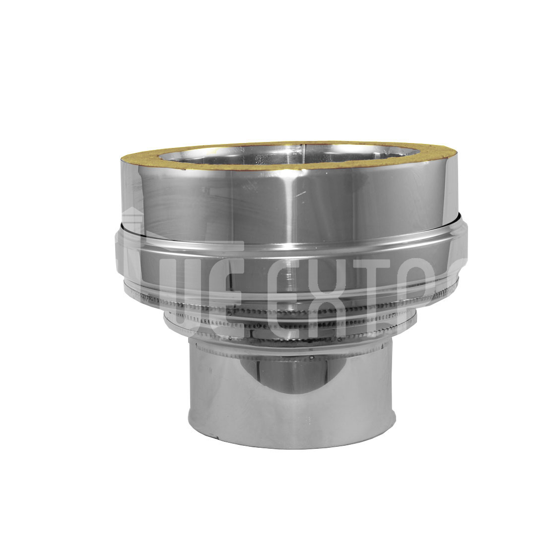 5" Adaptor to Vitreous Stove Pipe