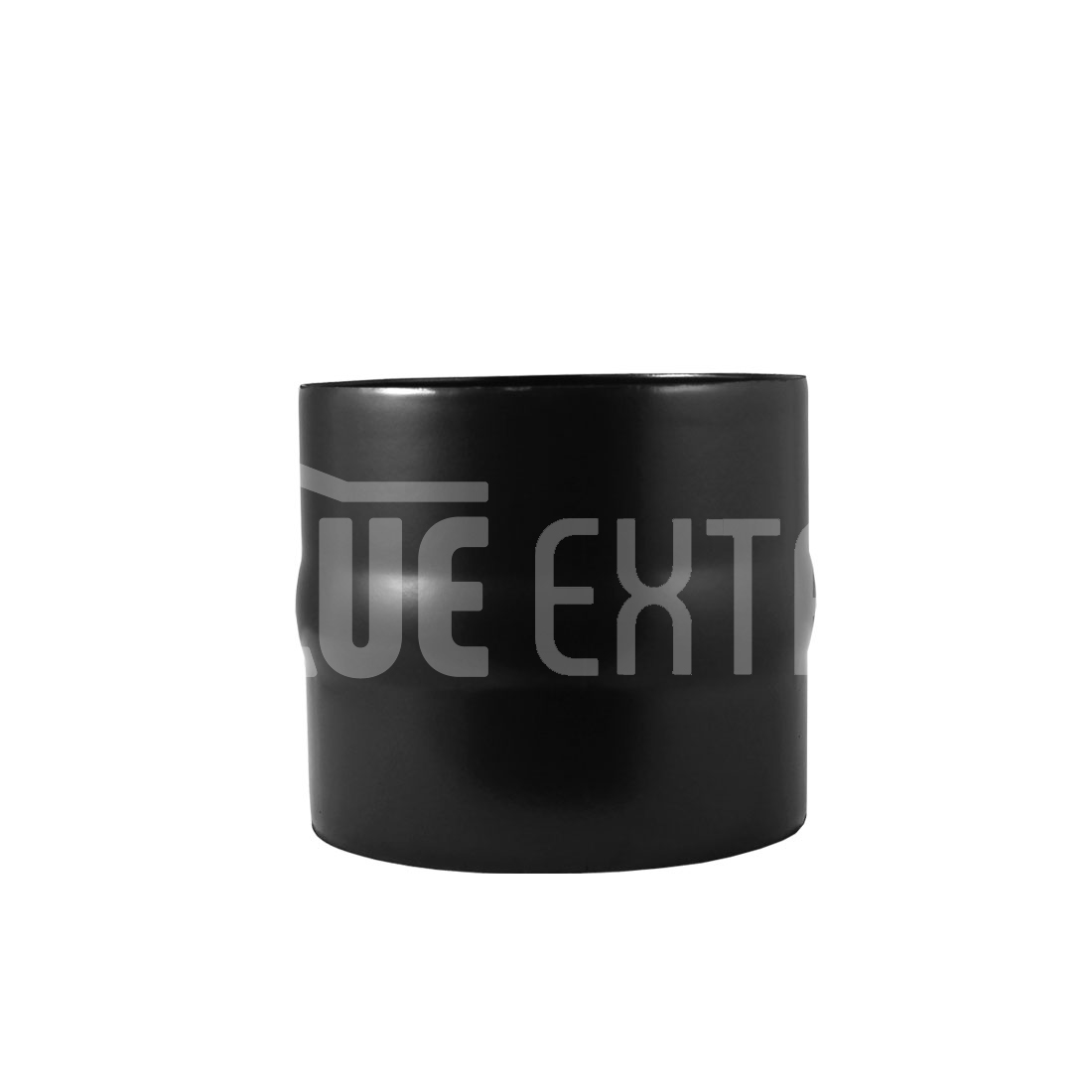 5" 120mm Double Male Socket Adapter - Matt Black