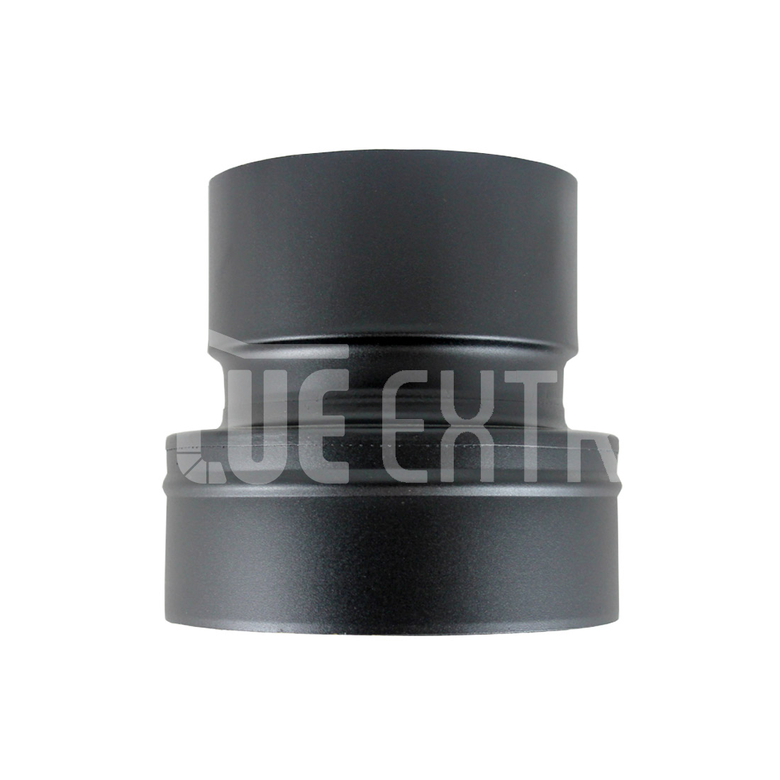 5" Twin Wall to Flex Adapter - Matt Black
