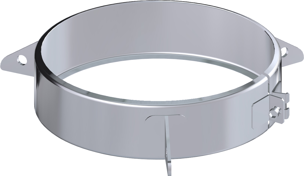 100mm/4"  Twin Wall Guy Wire Bracket