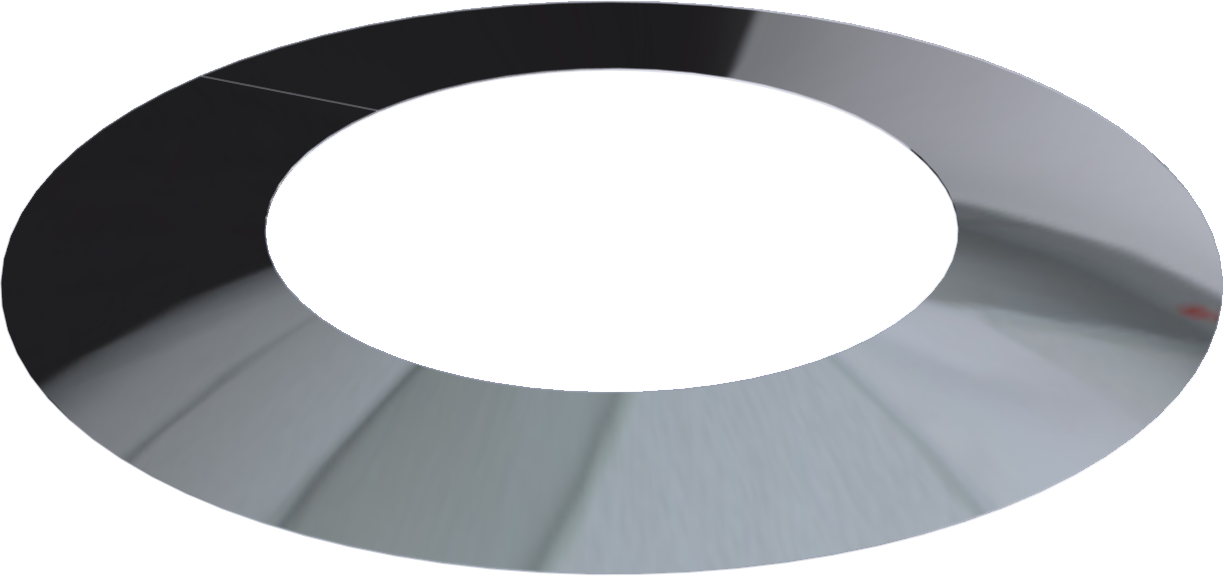 4" Twin Wall Round Finishing Plate