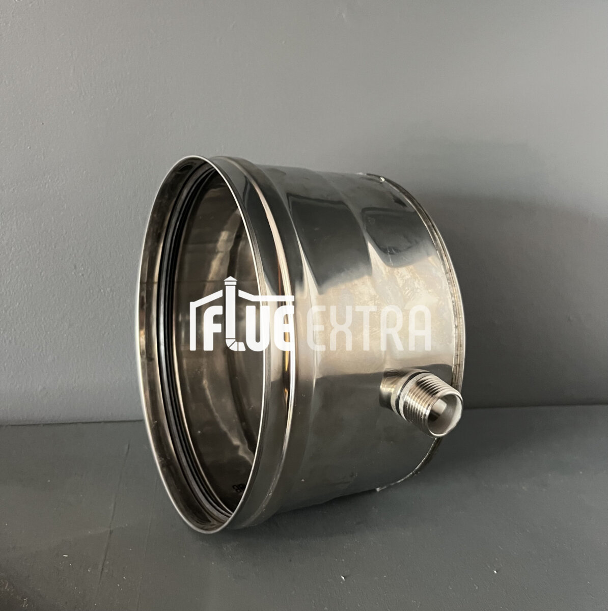 150mm Single Wall Cap & Side Drain